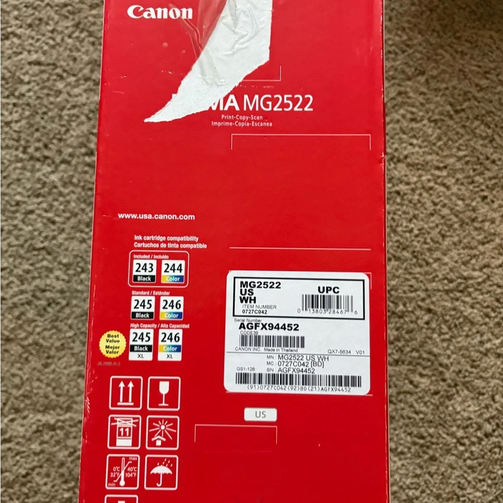 Canon PIXMA MG2522 All-in-One Printer